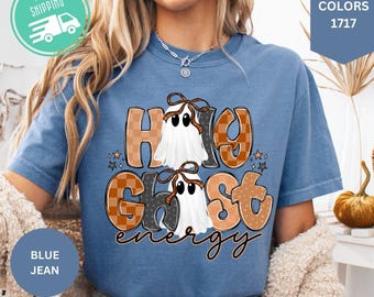 Komfortfarben Heiliger Geist T-Shirt: Christliches Halloween-T-Shirt
