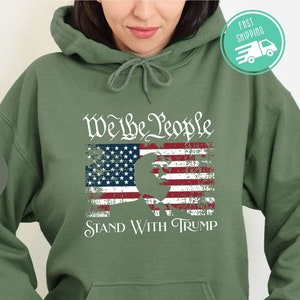 We The People Sweatshirt, We The People American Flag Hoodie, USA Flag Shirt, USA Flag Shirt, Fourth of July Tee ,Red White and Blue Shirt