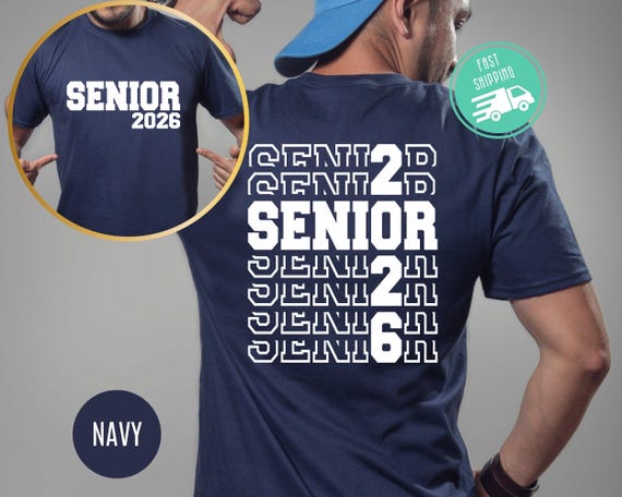Senior 2026 Shirt, Graduation Two Sided 2026 Shirt, Graduation Gift, Senior 2026 shirt, 2026 School Gifts, 2026 High School Graduation Shirt