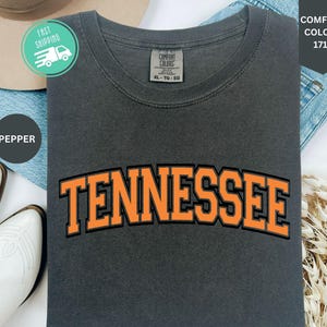 Retro Comfort Colors Tennessee Shirt, Nostalgic Tennessee T-Shirt, Tennessee Travel Gift, Tennessee Crewneck