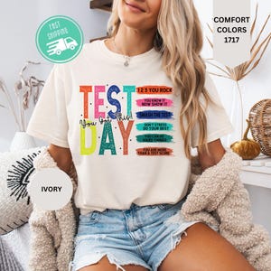 Comfort Colors Teacher Test Day Shirt, Rock The Test Shirt, Test Squad, State Test Shirt, School Test Shirt, Teacher Appreciation Gift