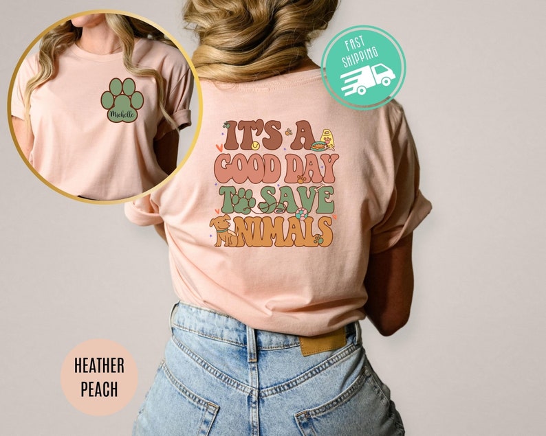 Its A Good Day to Save Animals T Shirt, Custom Vet Tech Shirt, Vet