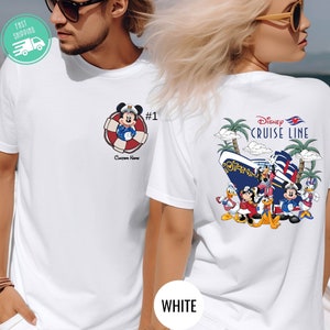 Custom Disney Cruise Line Shirt, Mickey And Friends Cruise Shirts, Disney Cruise 2024 Shirt, Family Cruise Group Matching, Disney Trip Shirt