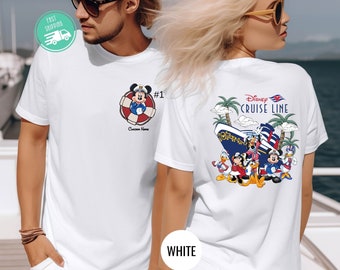 Custom Disney Cruise Line Shirt, Mickey And Friends Cruise Shirts, Disney Cruise 2025 Shirt, Family Cruise Group Matching, Disney Trip Shirt