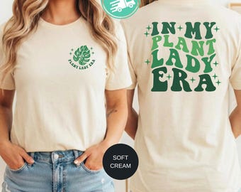 Camiseta de la era de la amante de las plantas, camiseta de jardinero botánico, regalo para mamás de plantas