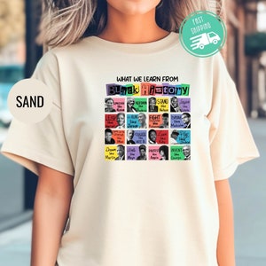 Black History Month Shirt, What We Learn From Black History Shirt, Black Lives Matter Shirt, Human Rights Shirt, African American Tee