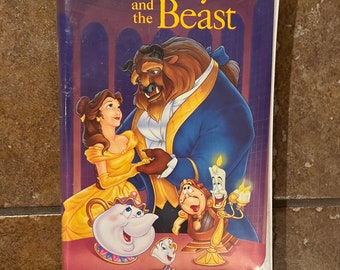 La Bella y la Bestia Black Diamond VHS RARO