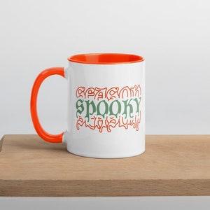 Halloween-Becher - Spooky Season Becher, Keramik-Halloween-Geschenk, 11 Unzen Halloween-Kaffeetasse