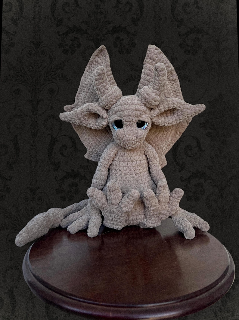Ghoul the Gargoyle - Crochet Amigurumi/Plushy *PATTERN* image 4