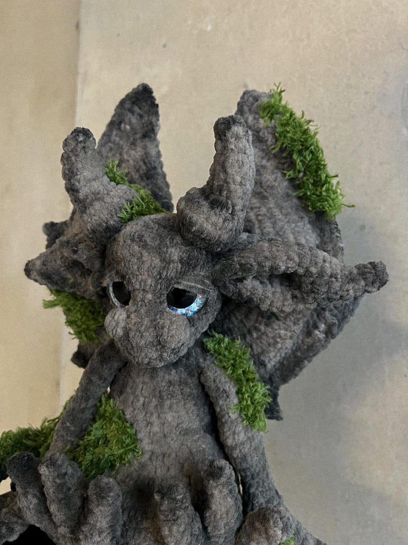 Ghoul the Gargoyle - Crochet Amigurumi/Plushy *PATTERN* image 7