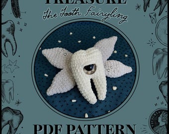 Treasure the Tooth Fairyling - Crochet Amigurumi/Plushy *PATTERN*