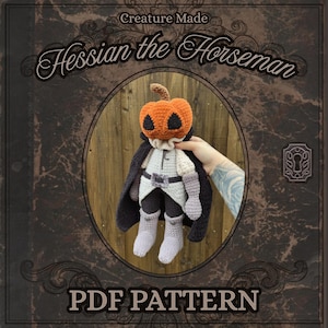 Hessian il cavaliere - Amigurumi/Peluche all'uncinetto *SCHEMA*