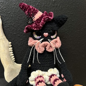 Whimsy the Whiskered Witch - Crochet Amigurumi/Plushy *PATTERN* image 6