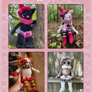 Whimsy the Whiskered Witch - Crochet Amigurumi/Plushy *PATTERN* image 5