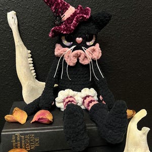 Whimsy the Whiskered Witch - Crochet Amigurumi/Plushy *PATTERN* image 2