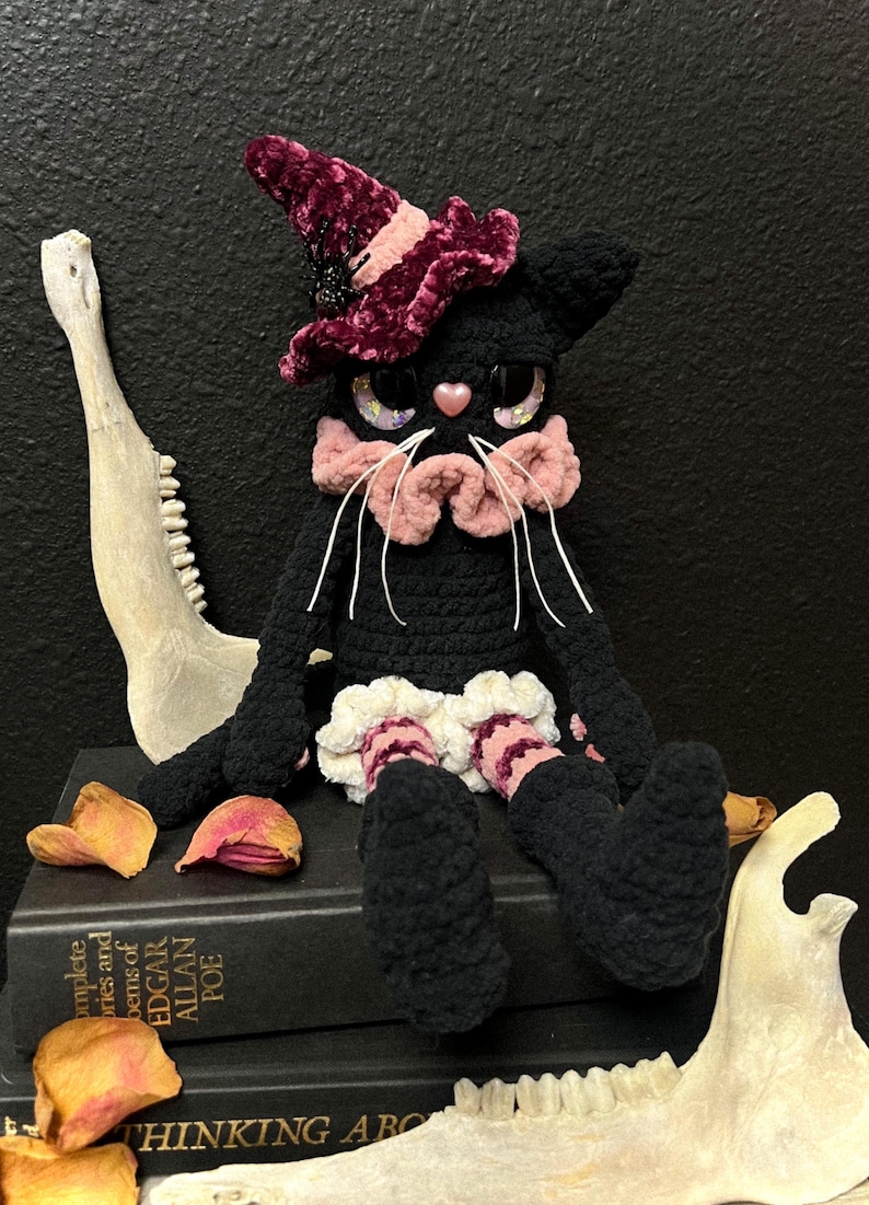 Whimsy the Whiskered Witch - Crochet Amigurumi/Plushy *PATTERN* image 2