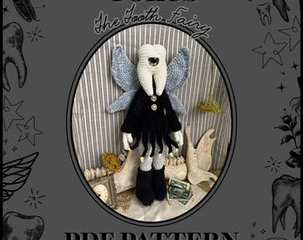 Torus the Tooth Fairy - Crochet Amigurumi/Plushy *PATTERN*