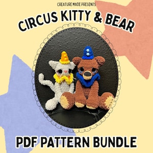 Circus Babies Pattern Bundle - Crochet Amigurumi/Plushy *PATTERNS*