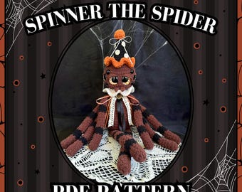 Spinner the Spider - Crochet Amigurumi/Plushy *PATTERN*