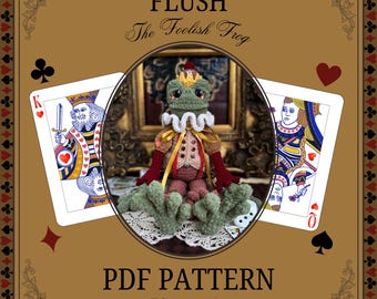 Flush the Foolish Frog - Crochet Amigurumi/Plushy *PATTERN*