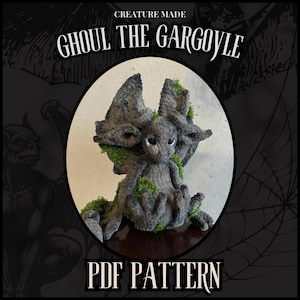 Ghoul the Gargoyle - Crochet Amigurumi/Plushy *PATTERN* image 1