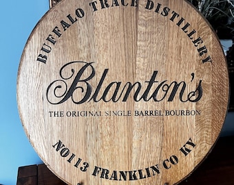 Blanton's Whiskey Barrel Head Art - Transform Your Room