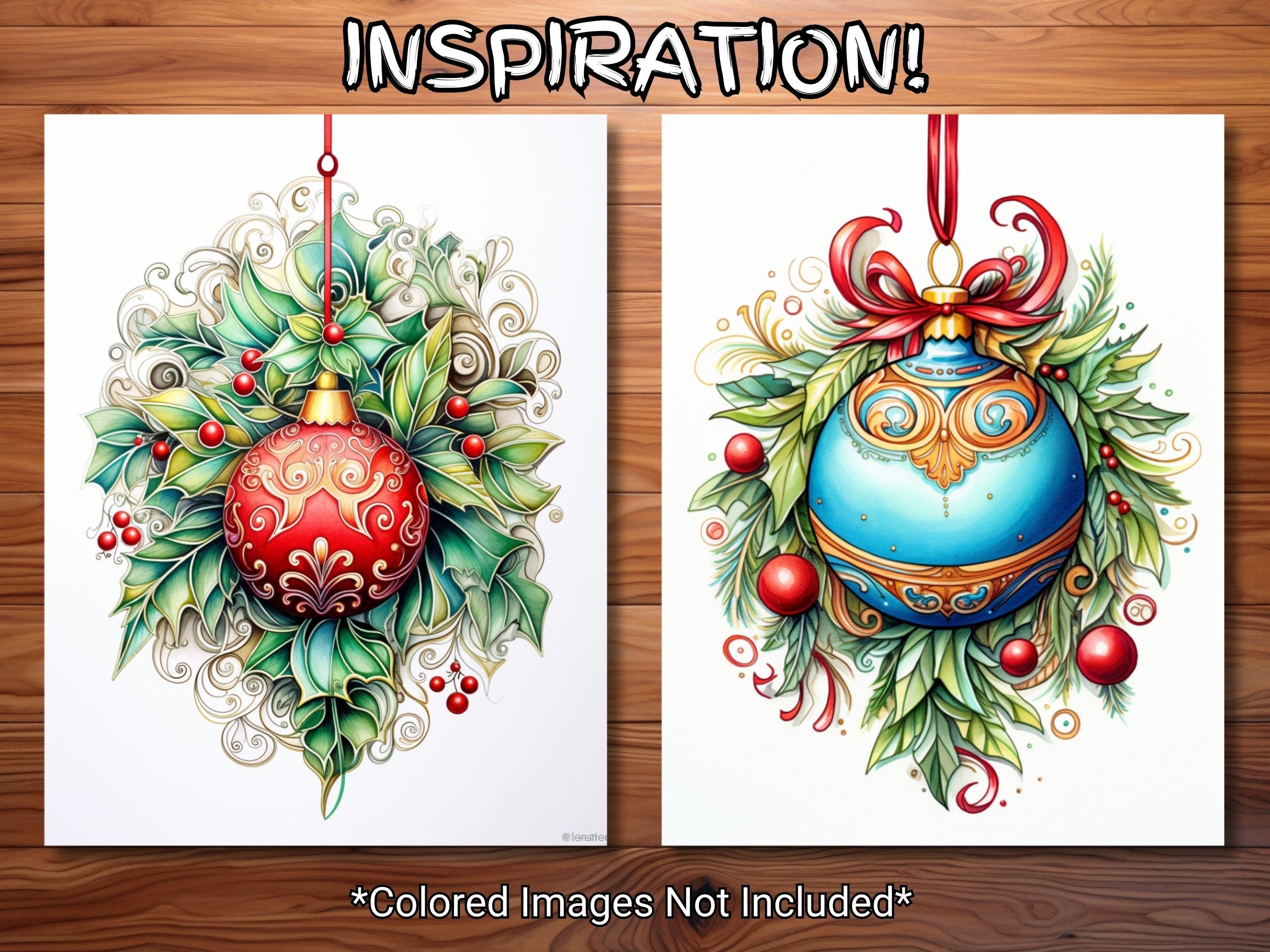 30 Ornate Ornaments Coloring Page Book Adults Kids Instant Download ...