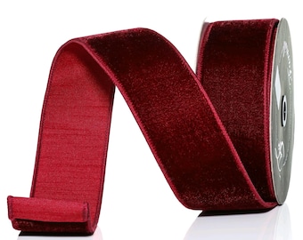 Burgundy Velvet Ribbon