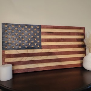 Wood American Flag