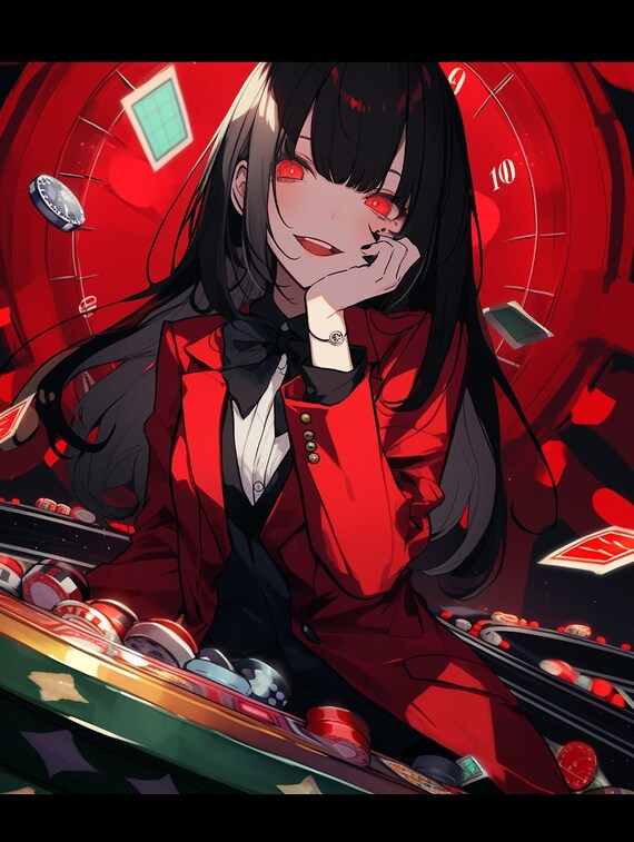 Kakegurui Anime Sticker - Kakegurui Anime Manga - Discover & Share