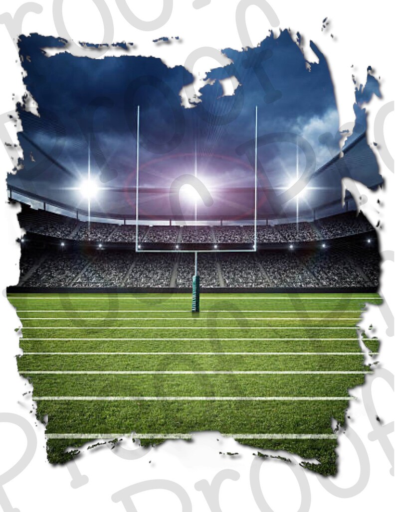 Game Day Friday Night Lights football Stadium Sports Poster