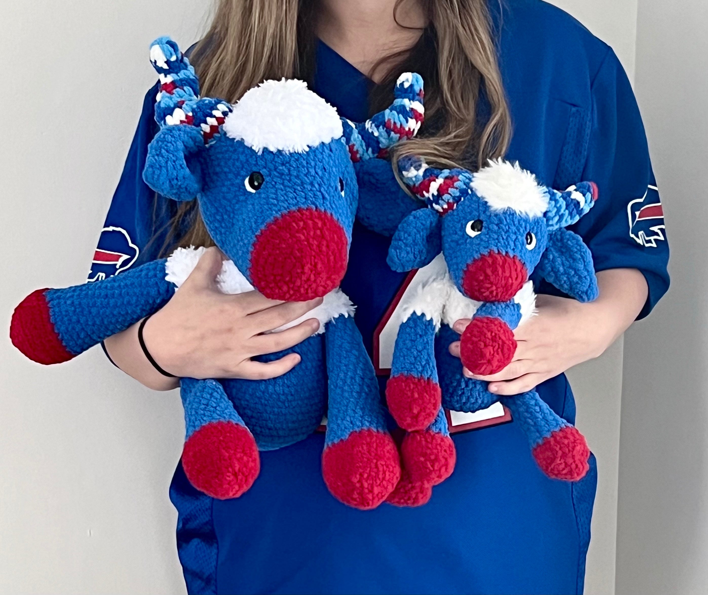 Buffalo Bills Stuffed Buffalo Crocheted Stuffed Animal Etsy