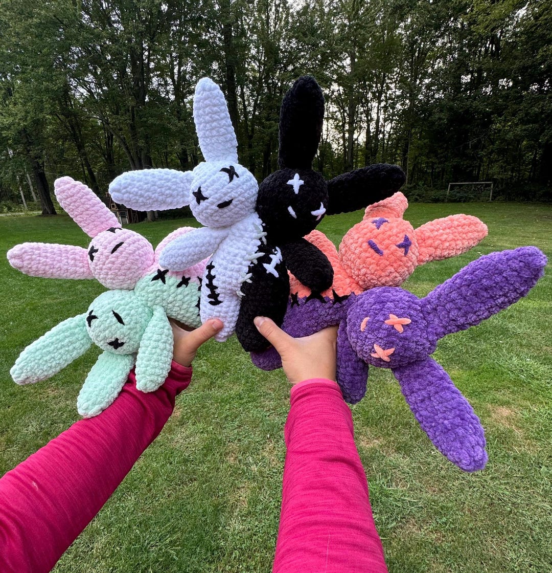 Radioactive Bunny Two-headed Bunnies Halloween Bunnies Creepy Cute ...