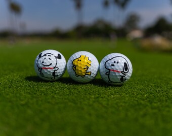 Custom Golf Ball Sleeve | Snoopy Edition