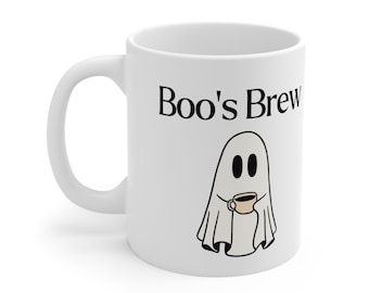 Taza de regalo de Halloween Lindo fantasma Decoración de Halloween Diversión Taza de café de Halloween Regalo Enfermera Regalo Mujeres Regalo Amigo Regalo Maestro Regalo Fiesta de Halloween