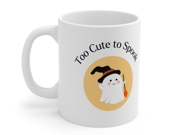Taza de regalo de Halloween Lindo fantasma Decoración de Halloween Diversión Taza de café de Halloween Regalo Enfermera Regalo Mujeres Regalo Amigo Regalo Maestro Regalo Fiesta de Halloween
