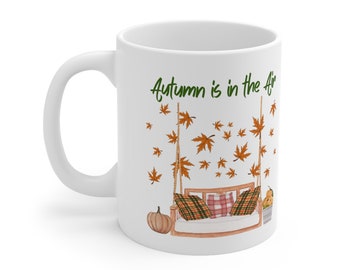 Taza de otoño Otoño lindo calabaza regalo taza otoño amante otoño regalo amigo regalo enfermera mujeres regalo maestro regalo calabaza especia taza de café sidra de manzana
