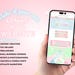 Pastel Link in Bio Website Template Editable Canva Design for Social ...