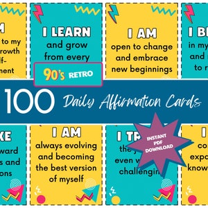 Tägliche Affirmationen für Jugendliche, Positives Denken, Affirmationskarten, Selbstwertgefühl, Selbstvertrauen, Selbstfürsorge