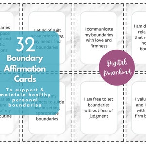Établissement de limites, limites personnelles, jeu d'affirmation, régulation émotionnelle, pensée positive, développement personnel