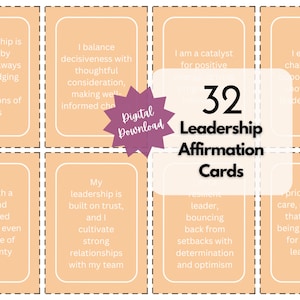 Leadership Skills, Leadership Quotes, Affirmation Deck, Vision Board Printables, Personal Development