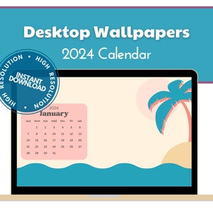 Desktop Hintergrund Kalender, 2024 Wallpaper, Mac Kalender, Desktop Hintergrund Wallpaper