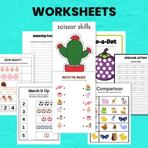 10000 Preschool Pre Kindergarten Learning Bundle Preschool Teacher Gift ...