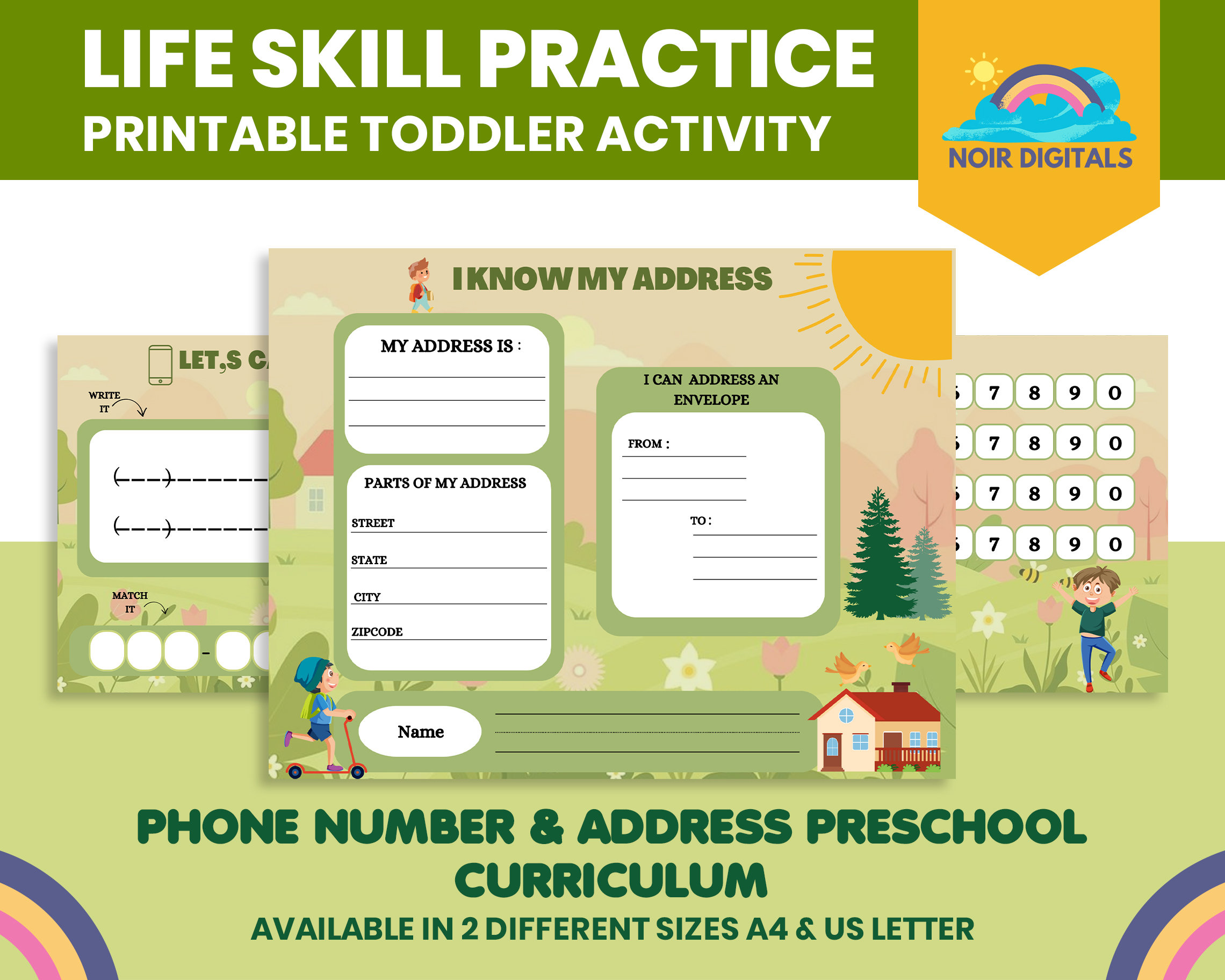 Preschool Curriculum Printable for Homeschool Printable Preschool ...