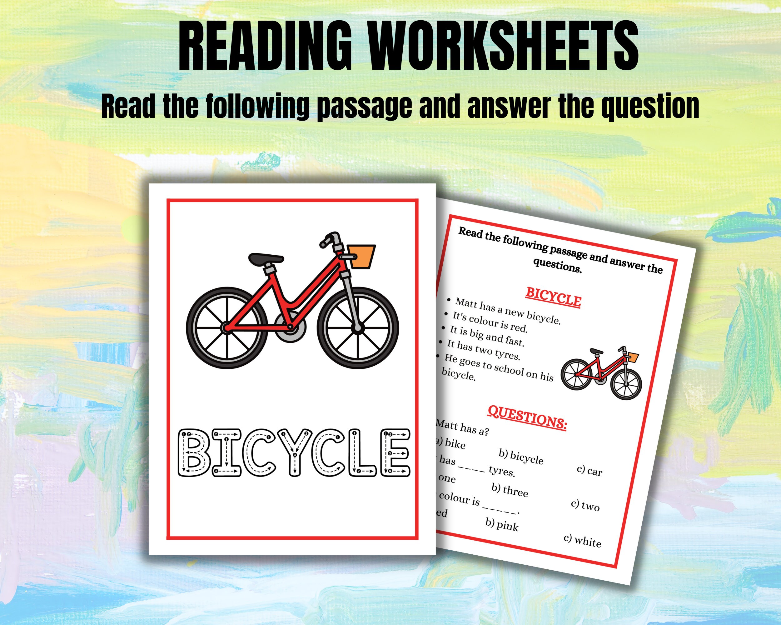 Reading Worksheets Preschool Worksheets Kindergarten Reading Worksheets