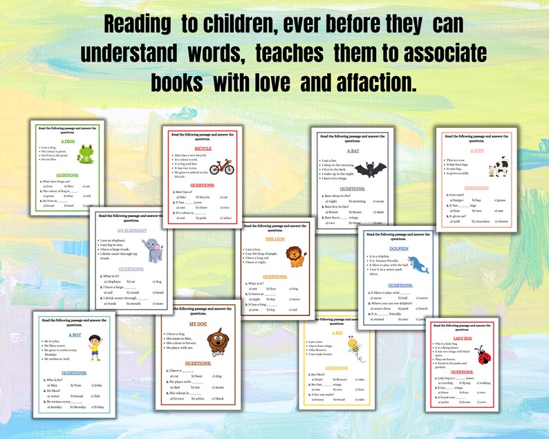 Reading Worksheets Preschool Worksheets Kindergarten Reading Worksheets ...