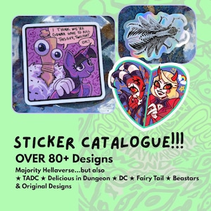 Sticker Catalogue (Hellaverse, Anime, Original, Multifandom)