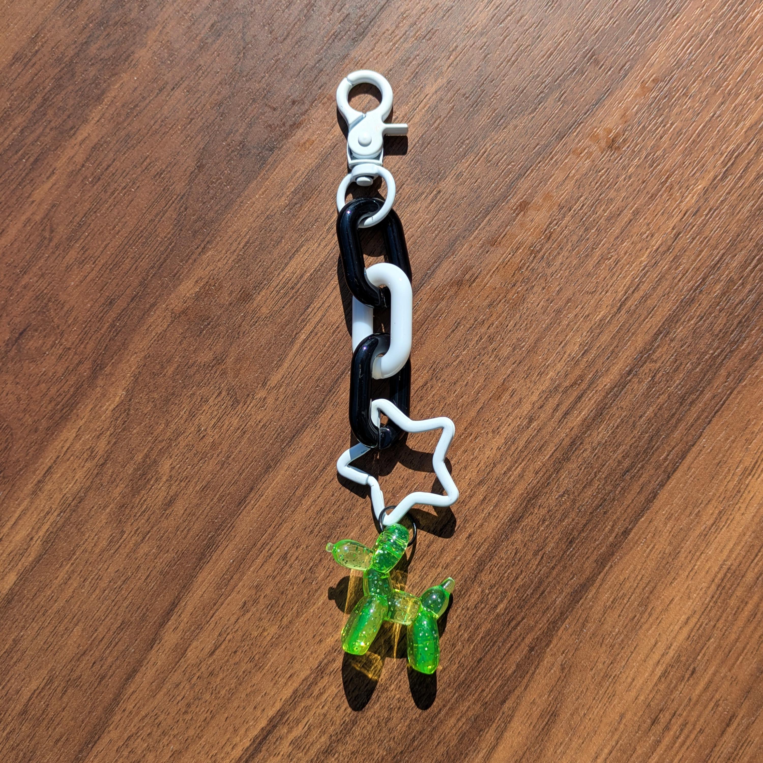 Kidcore Keychains Clown Bag Charms - Cute Colorful Jester Keychains - Clowncore, Decora ...