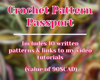 Crochet Pattern 10 Pack - Full access to all my jester, clown, bunny or ren faire crochet patterns