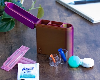 Everyday specialty contact lens carrying case